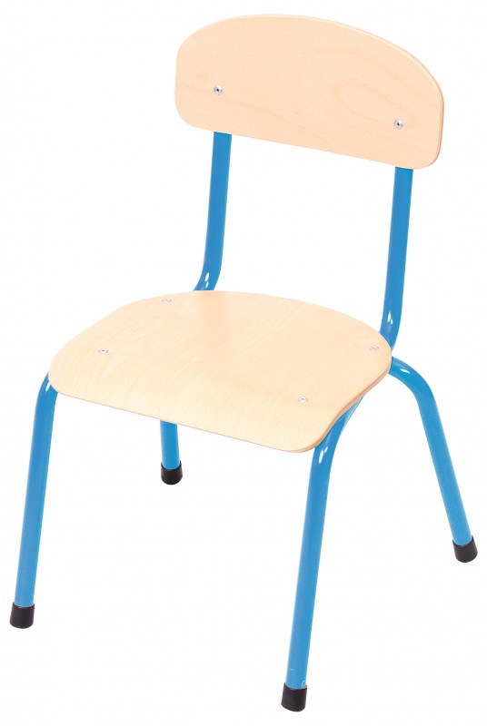 Csővázas gyerekszék 26 cm-es ülésmagassággal - kék