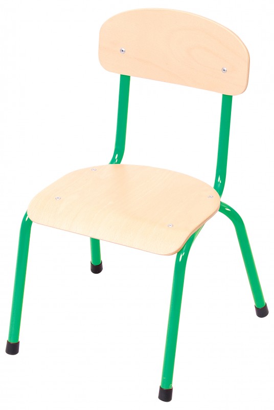Csővázas gyerekszék 26 cm-es ülésmagassággal - zöld