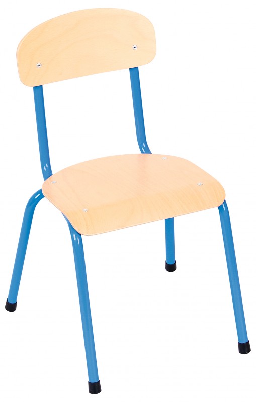 Csővázas gyerekszék 31 cm-es ülésmagassággal - kék