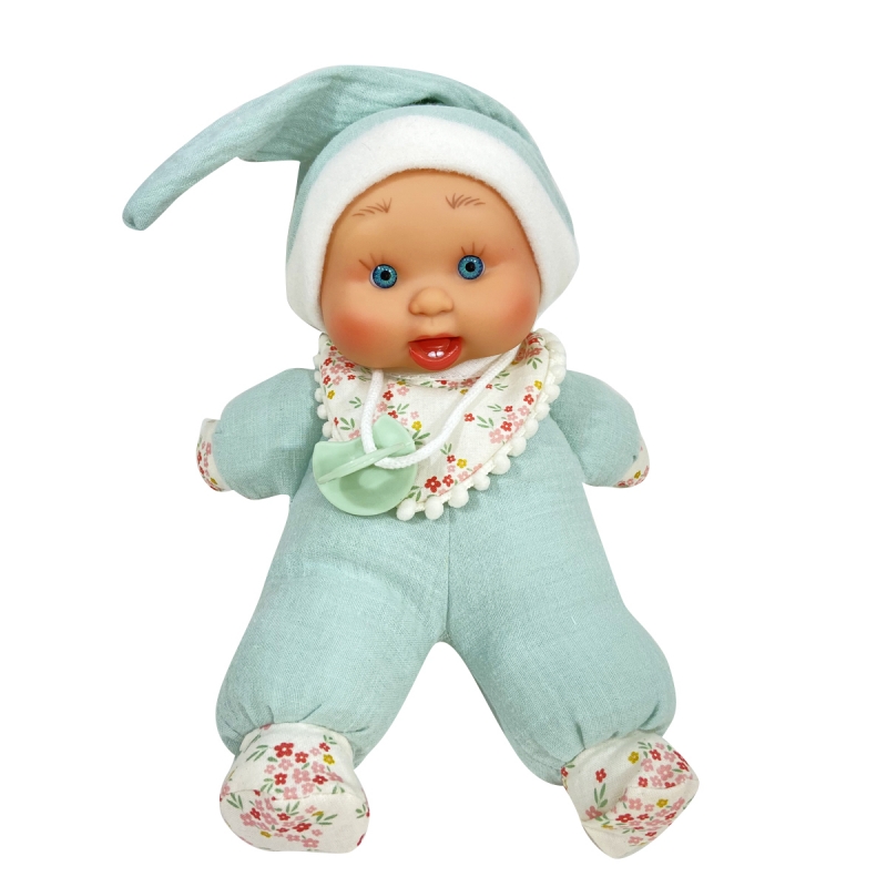 Gyömi baba - menta ruhában, 26 cm 24 hó+